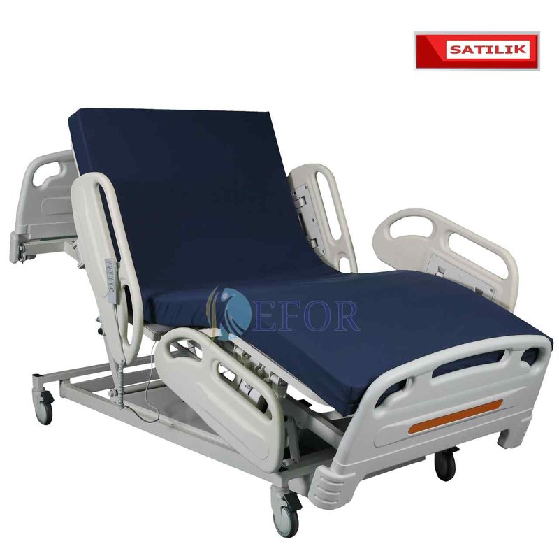 Full ABS dört motorlu hasta yatağı, full ABS modelin önden görünümü