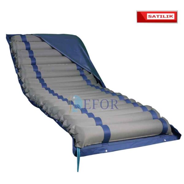ProCare A+B 12 cm boru tipi havalı yatak, boru tipi yüzey ve örtü görünümü