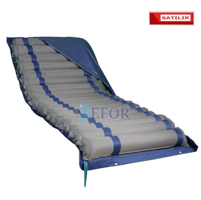 ProCare A+B 12 cm boru tipi havalı yatak, boru tipi yüzey ve örtü görünümü